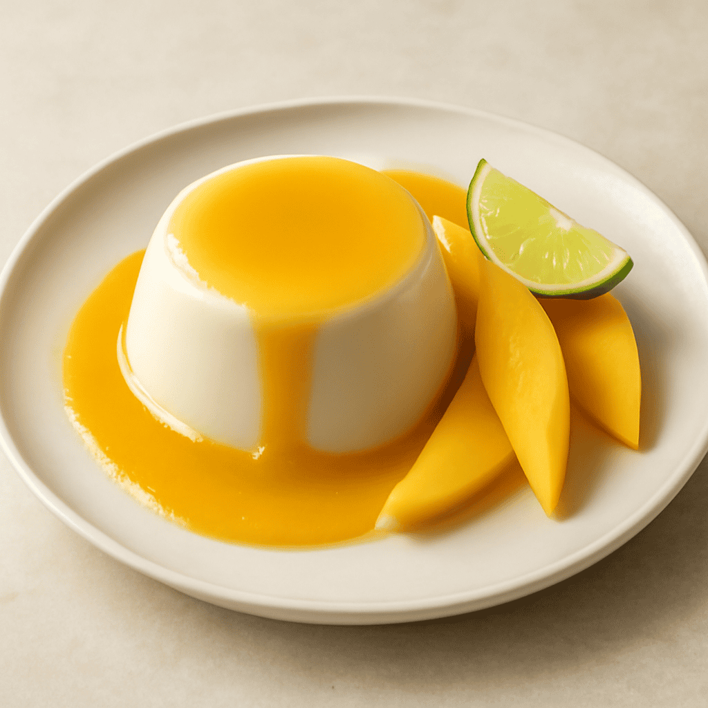 Panna cotta al mango