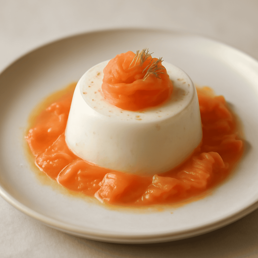Panna cotta al salmone