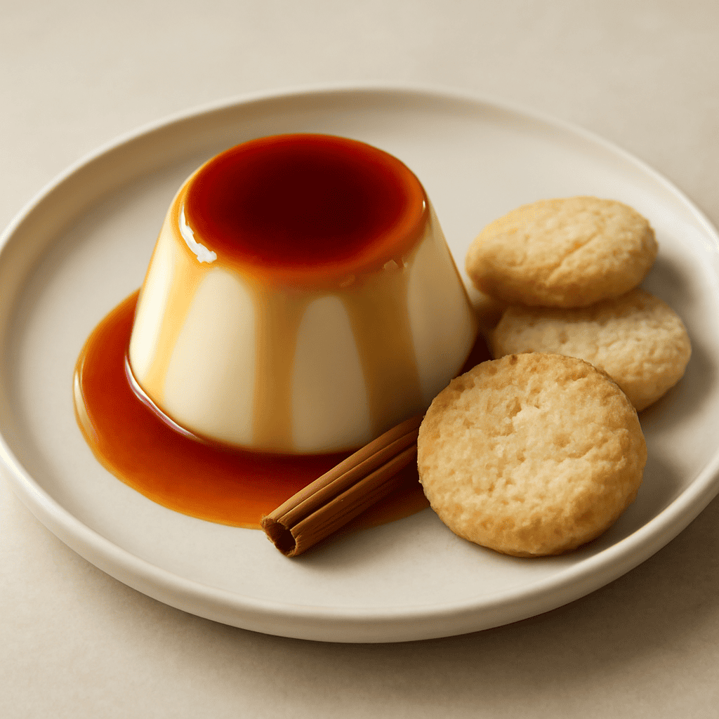 Panna cotta con frollini al marsala