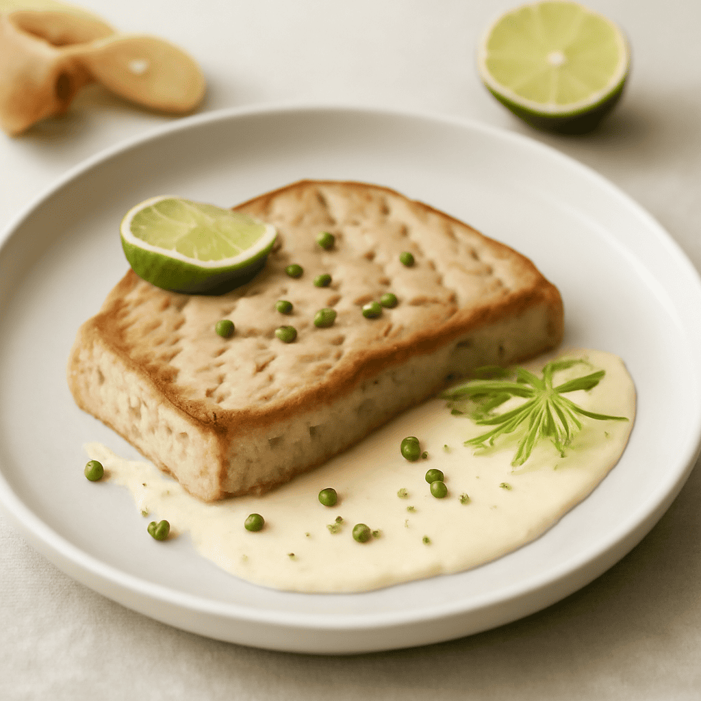 pesce spada al pepe verde con zenzero e lime