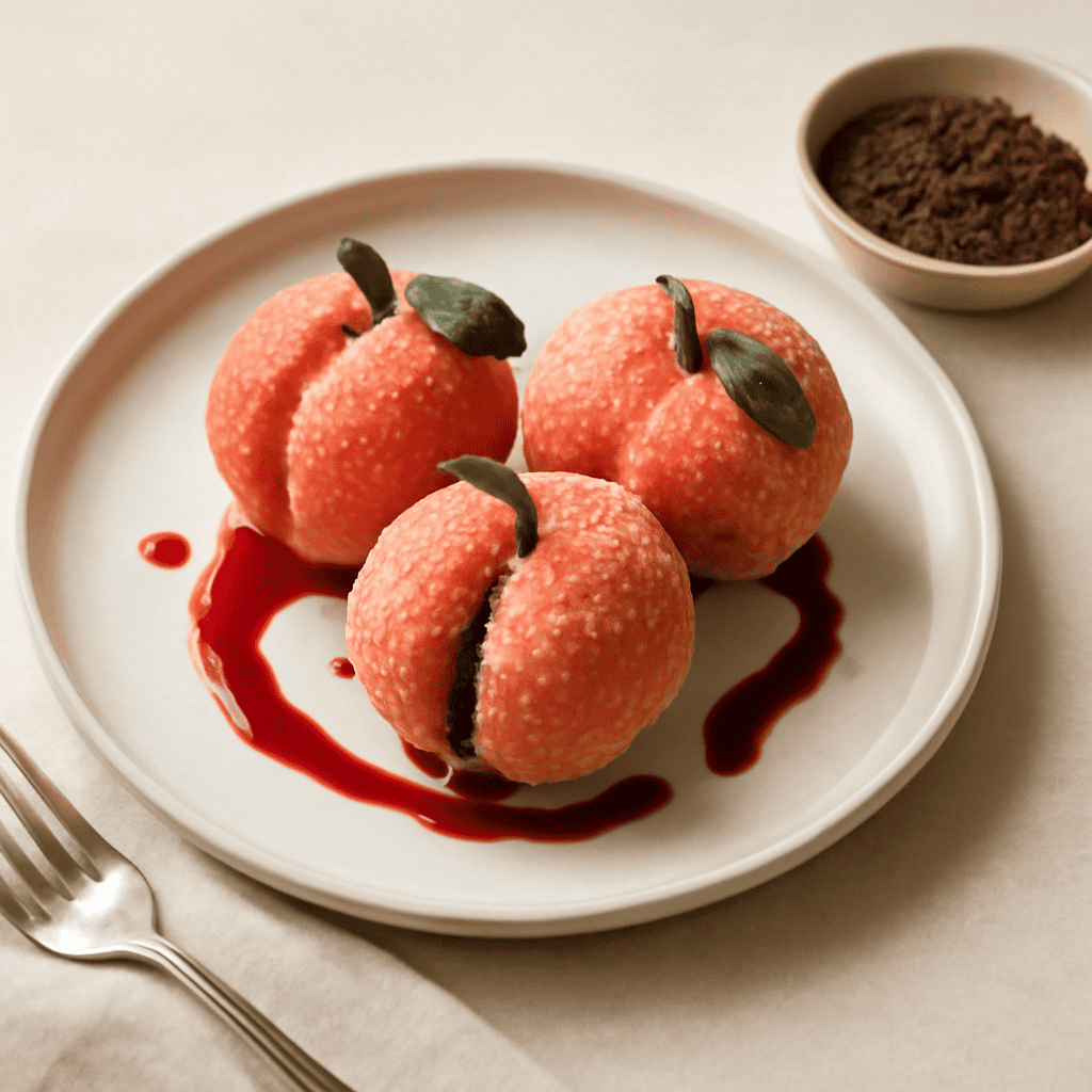 PESCHE AL CIOCCOLATO
