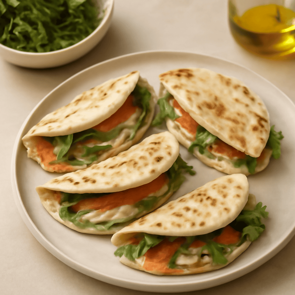 Piadine mignon ripiene