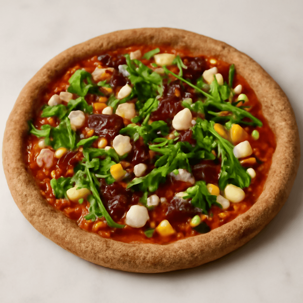 Pizza integrale alle erbe