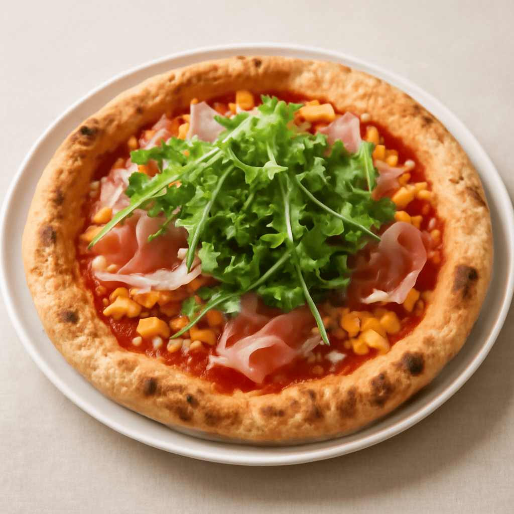 PIZZA MAIS CRUDO E RUCOLA
