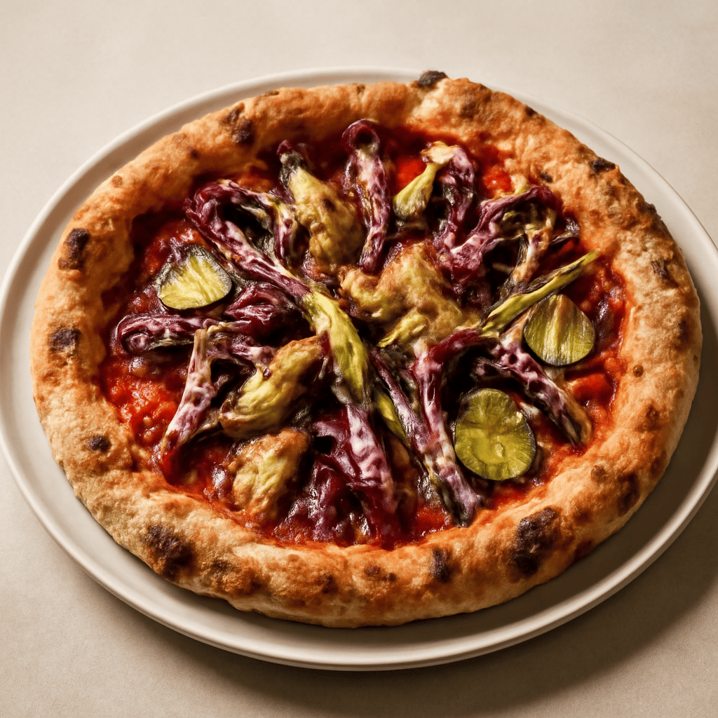 PIZZA NAPOLETANA AL RADICCHIO