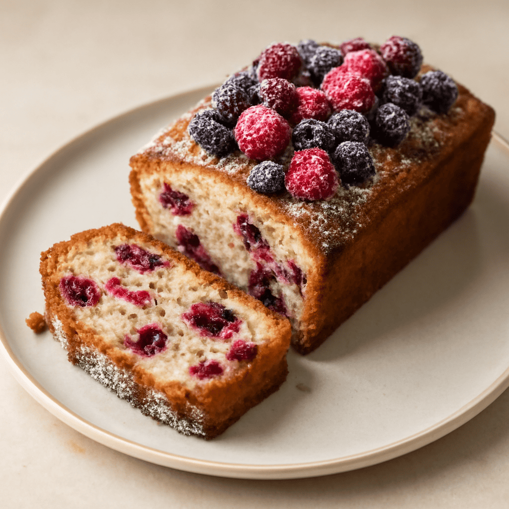 Plumcake ai frutti di bosco