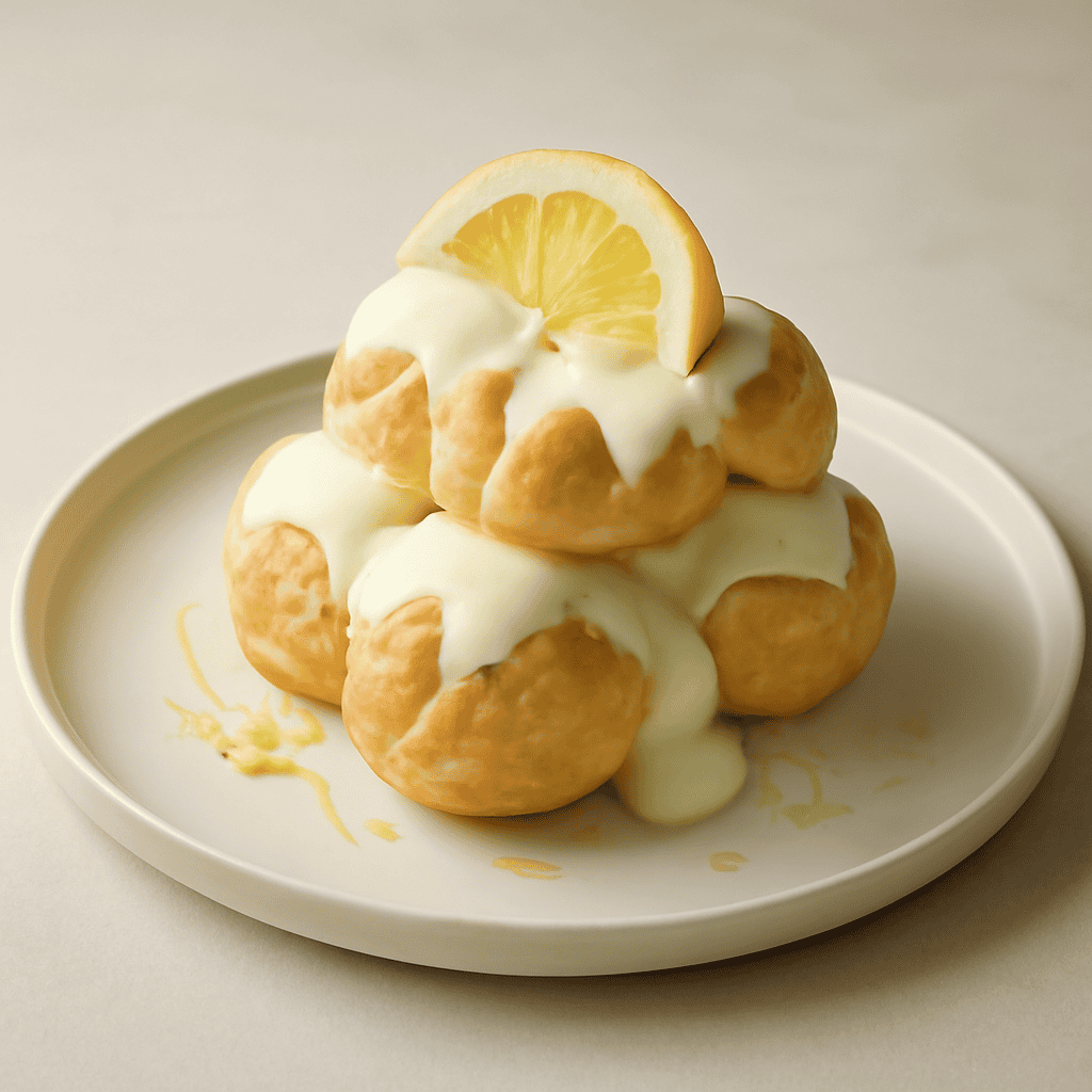 Profiteroles al limone