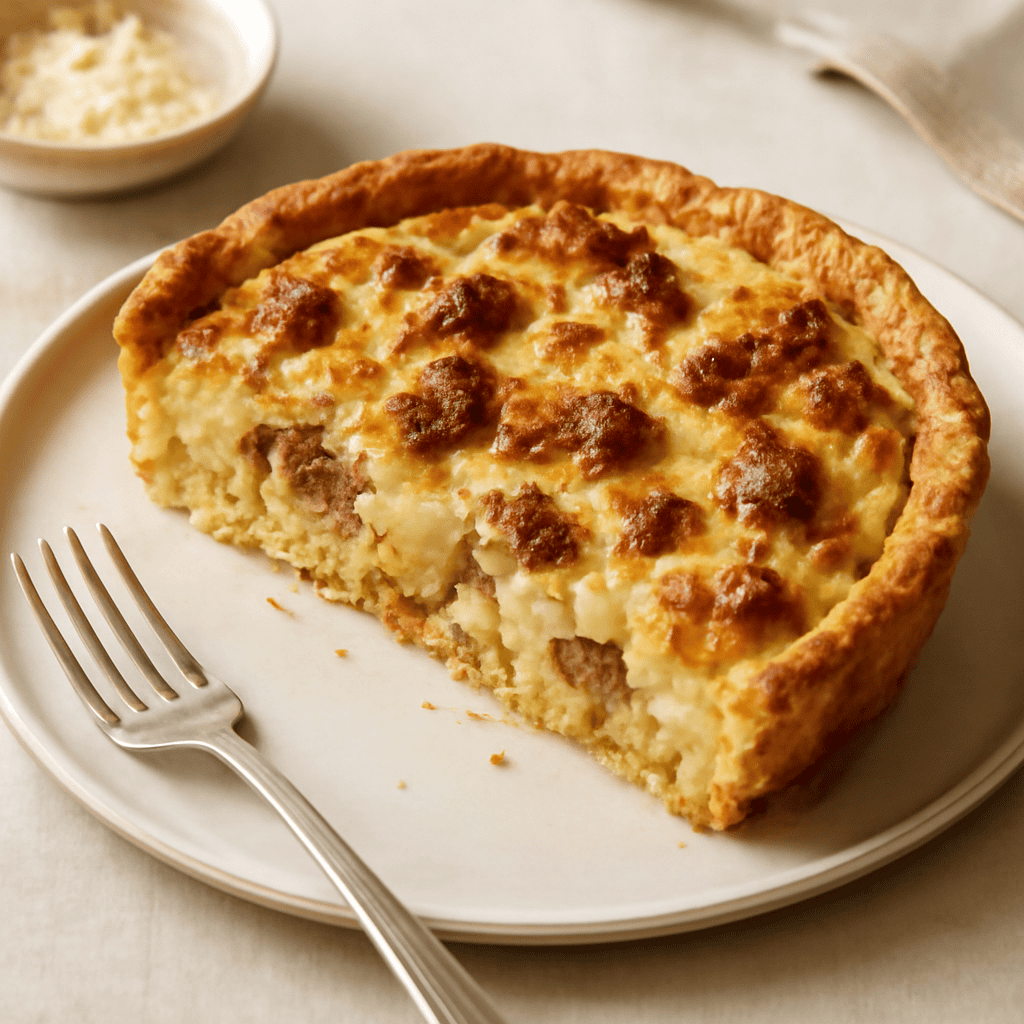 Quiche patate e salsiccia