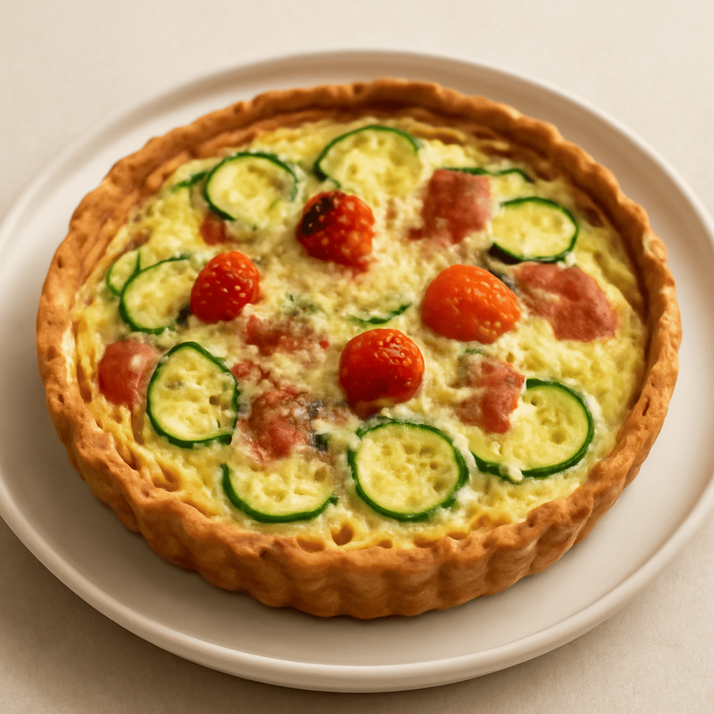 Quiche ricotta zucchine e speck