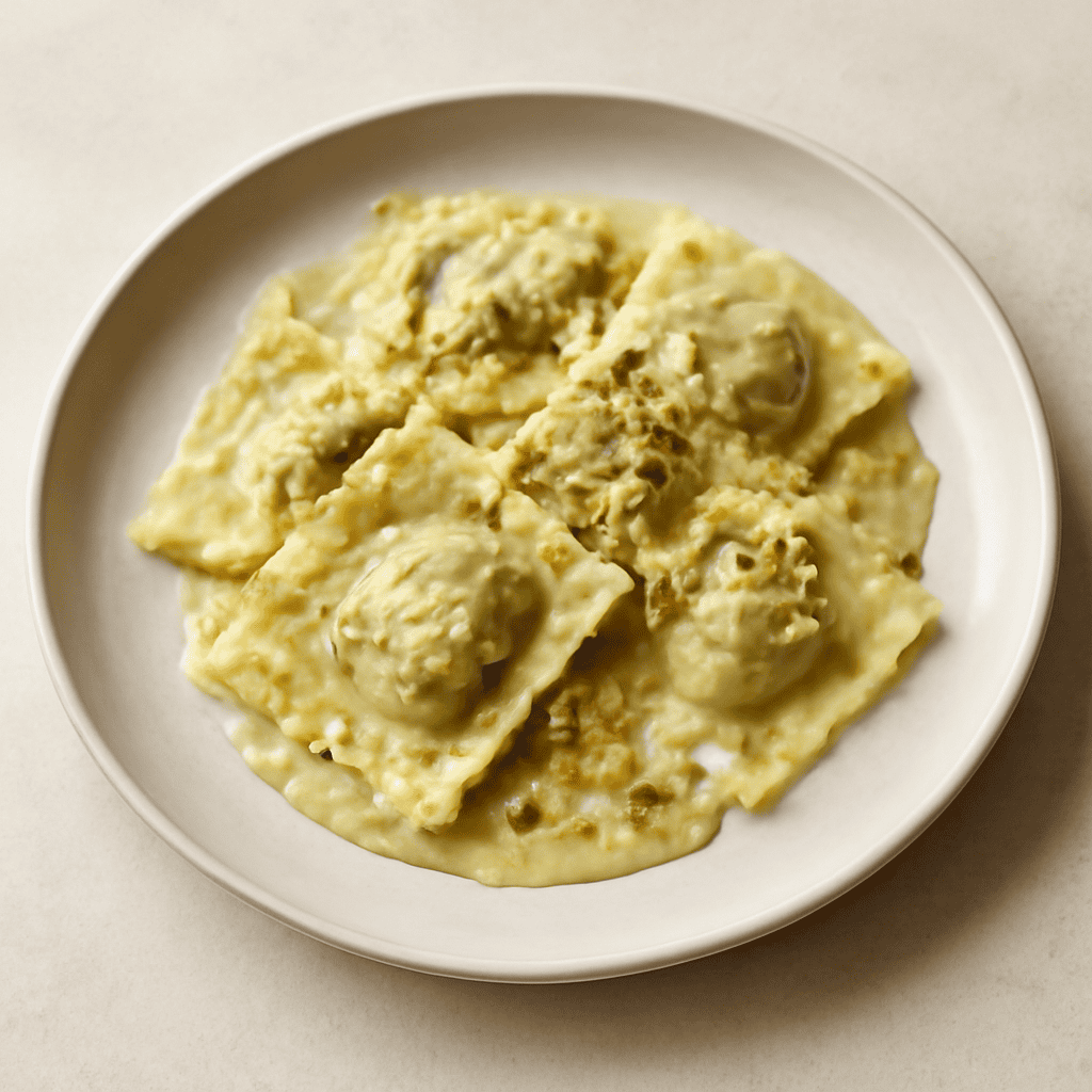 Ravioli al pistacchio