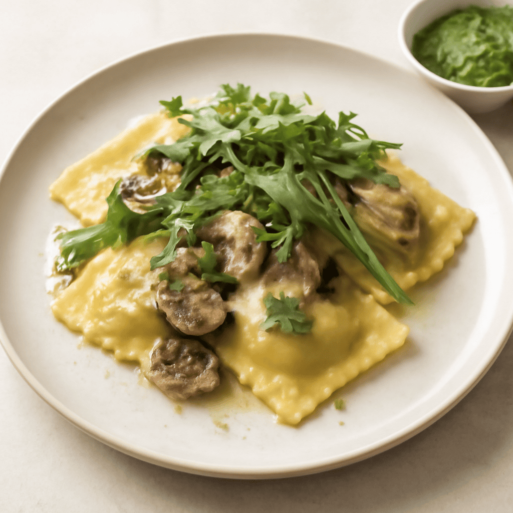 Ravioli al profumo di terra