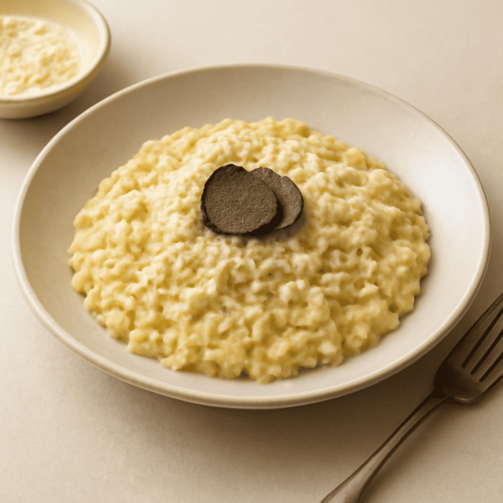 Risotto al grana con tartufo