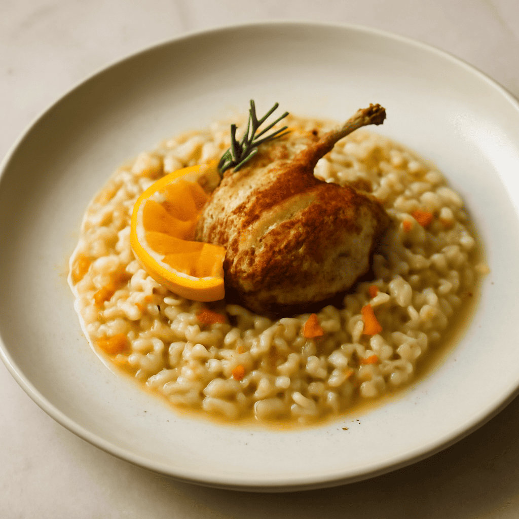 RISOTTO DI QUAGLIA ALL’ARANCIA