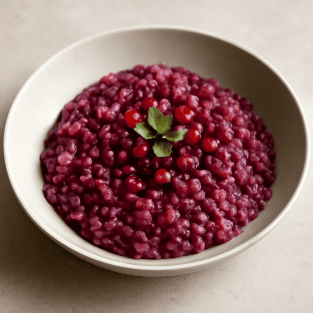 Risotto viola al profumo di Norcia