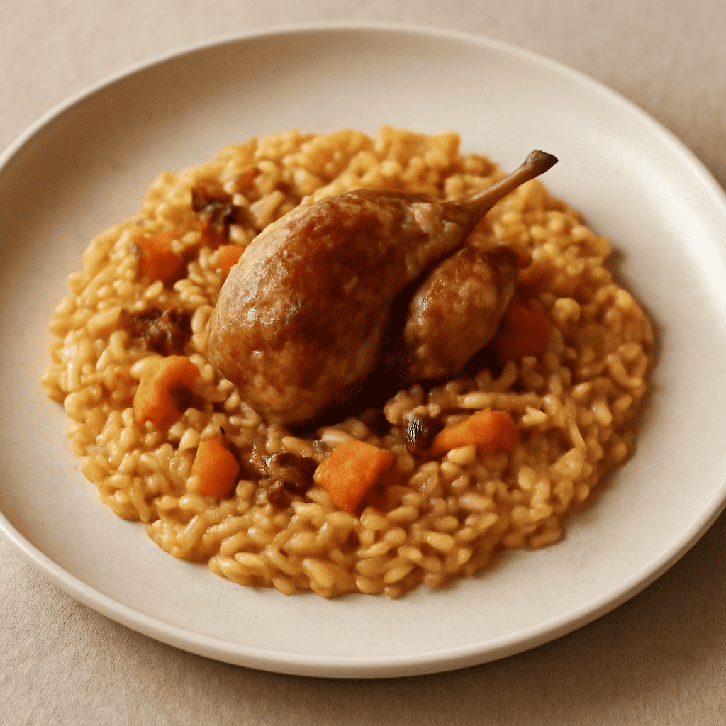 Risotto Zucca e Quaglia