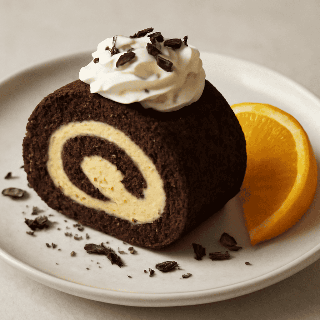 Rollè arancia e cioccolato
