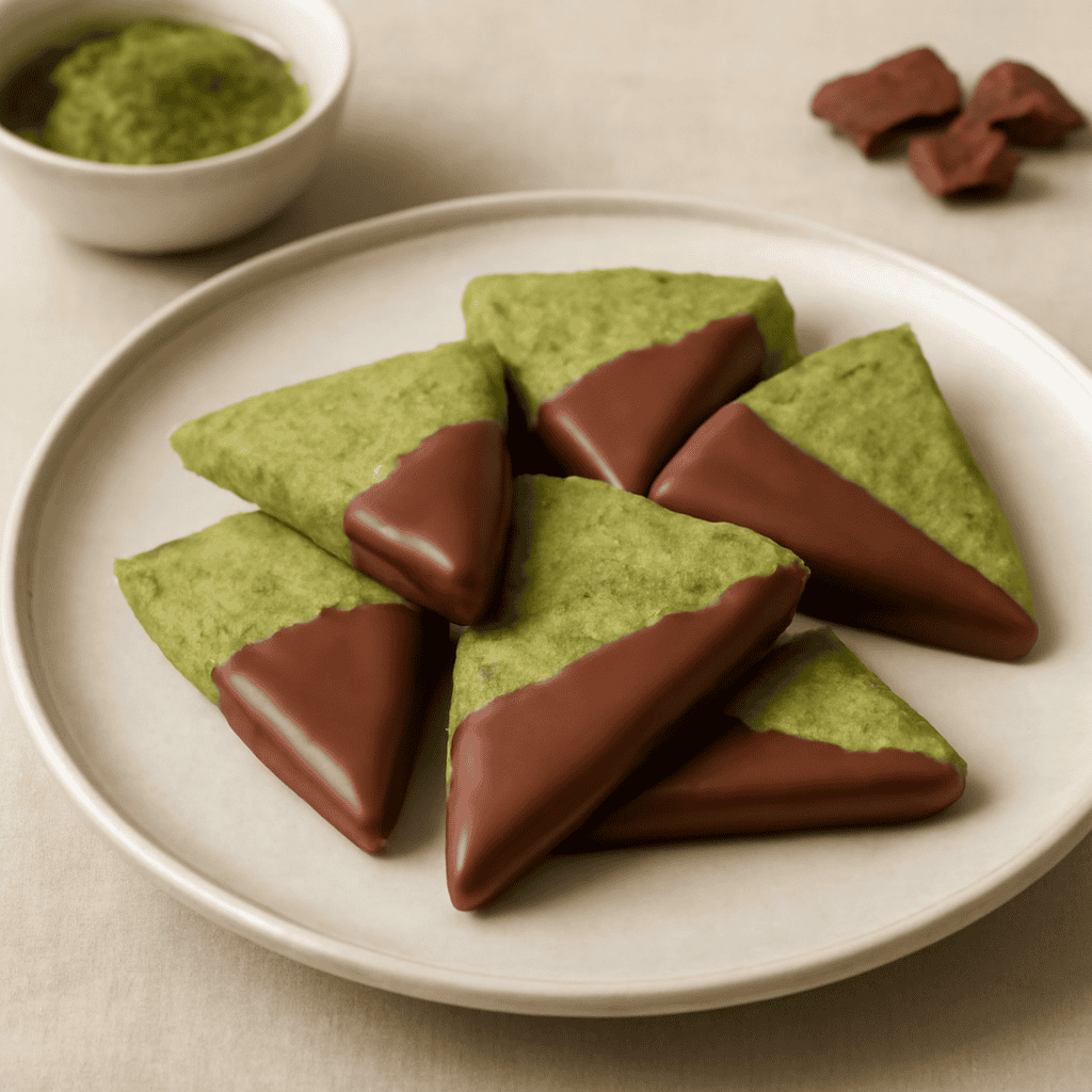 Shortbread al tè verde