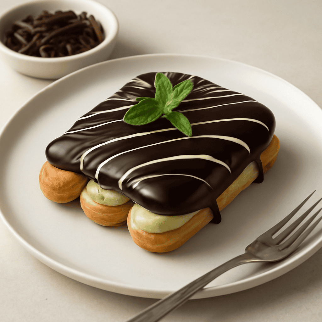 Sospiri al cioccolato e menta