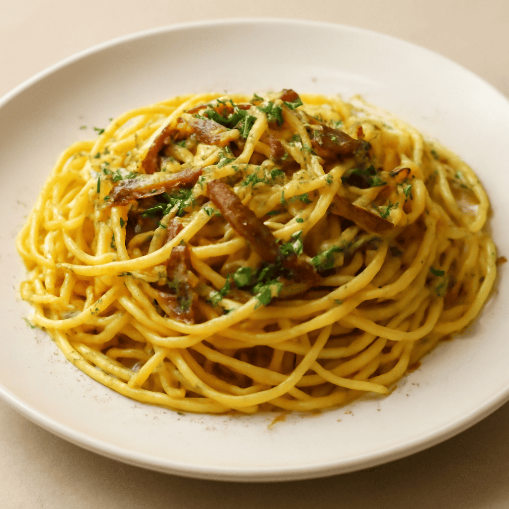 Spaghetti degli acciughe