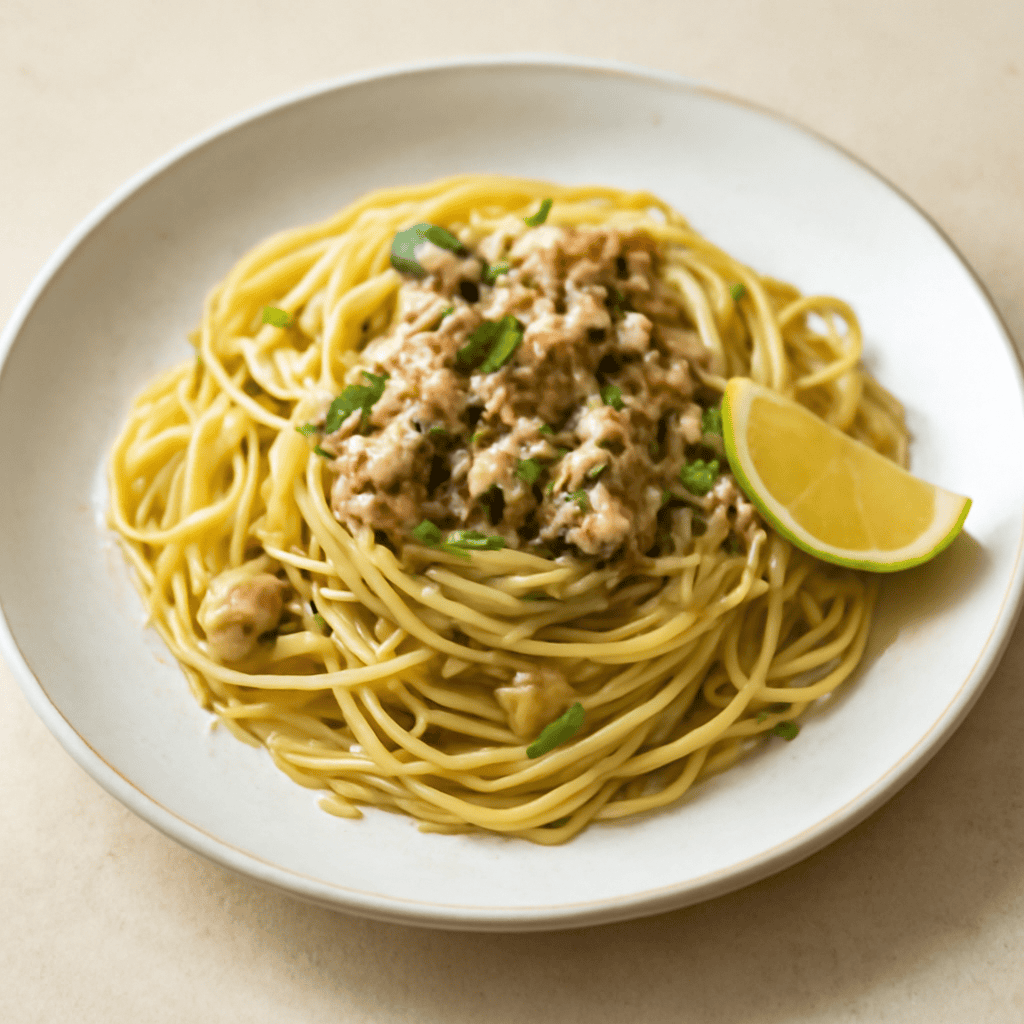 SPAGHETTI TONNO E LIMONE