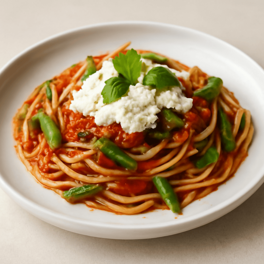 spaghetto al pinto pugliese
