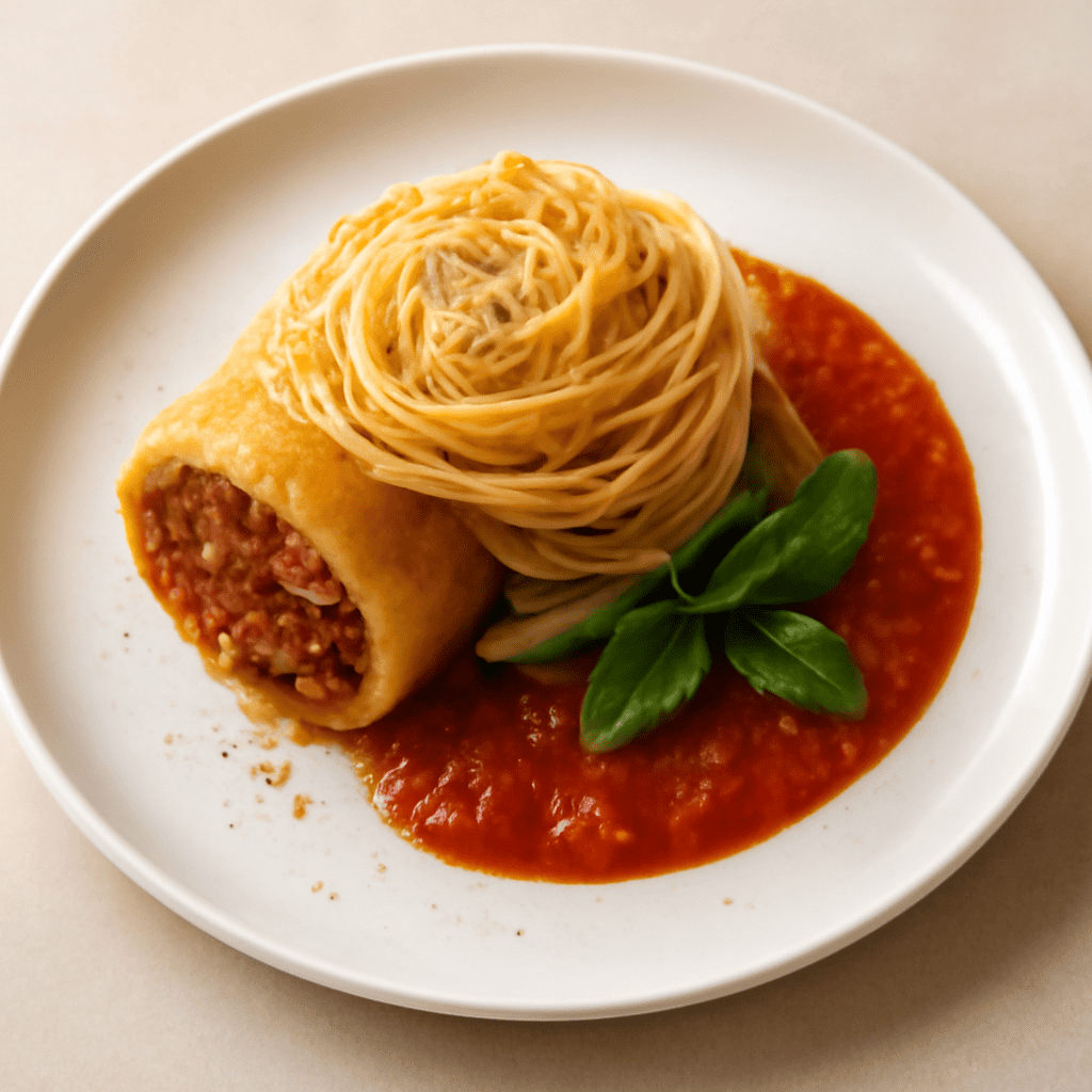 Spaghetto in doppia cottura