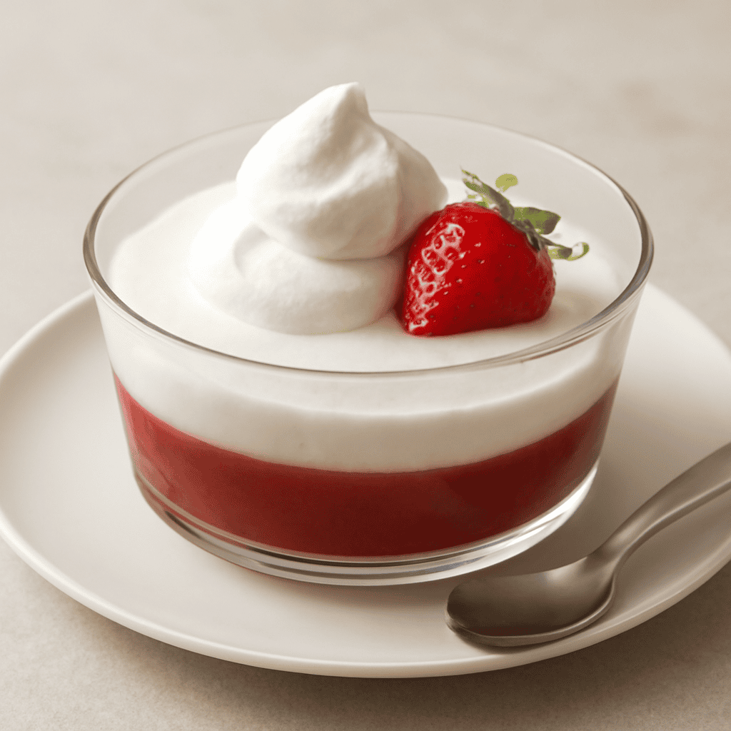 Spumoso alla fragola e yogurt