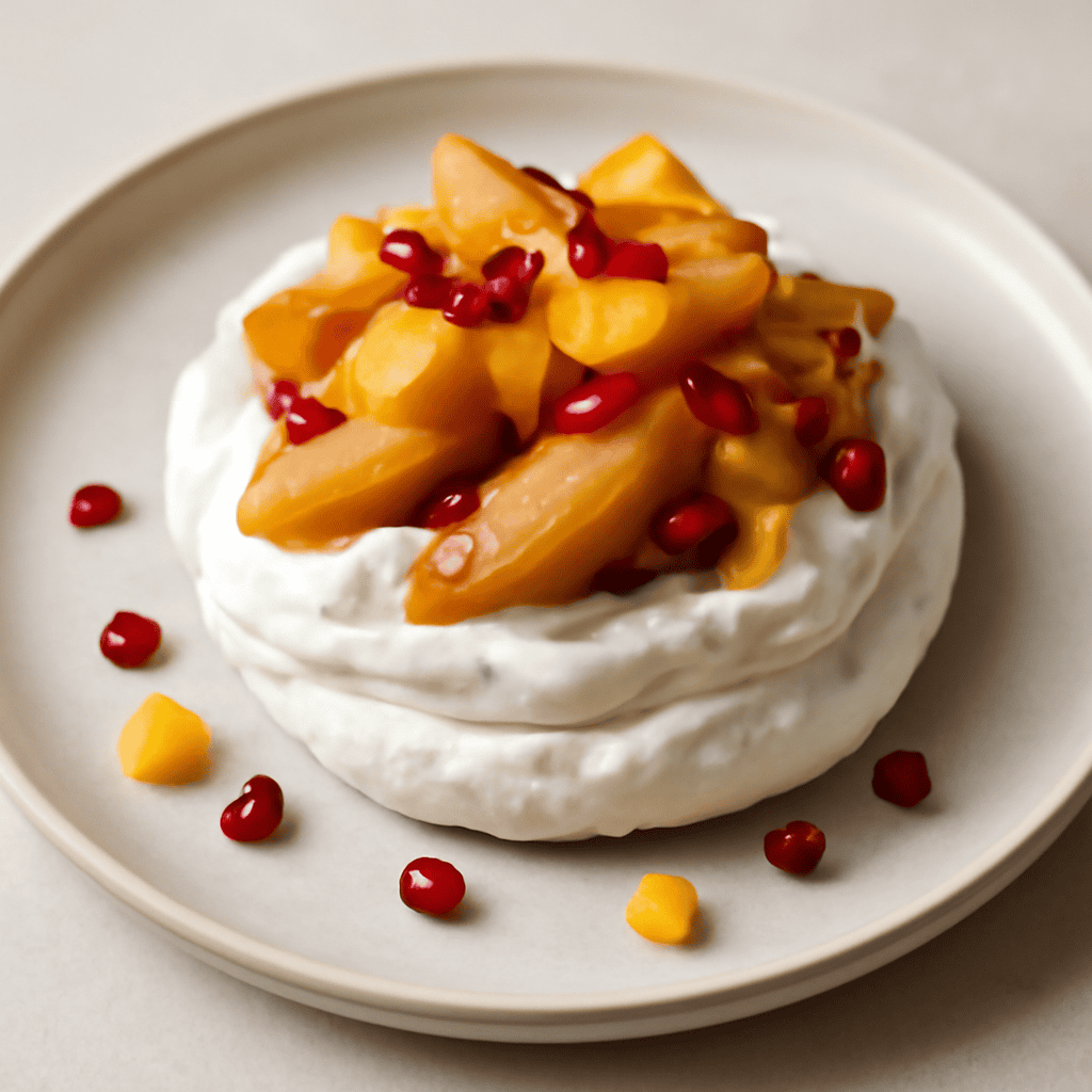 SPUMOSO RICOTTA PERE E MANGO