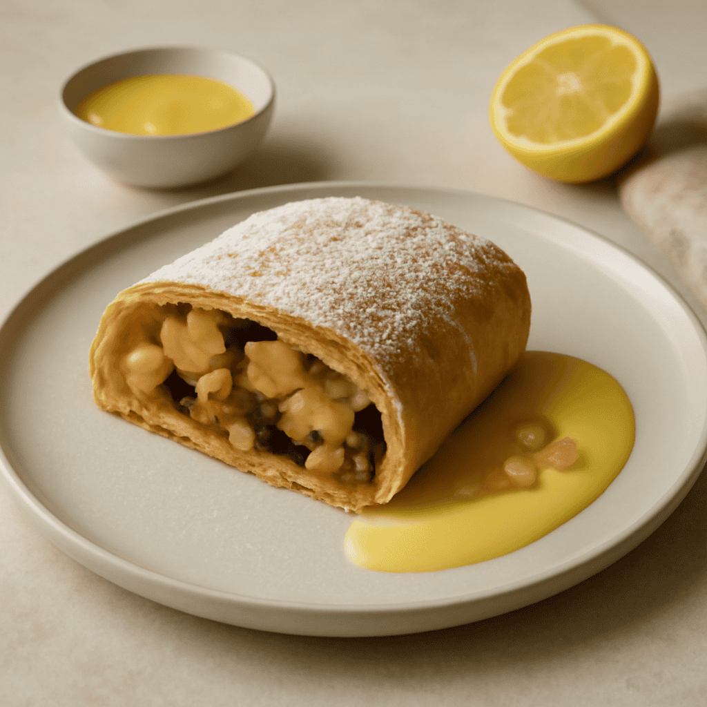 Strudel di frolla al Limoncello