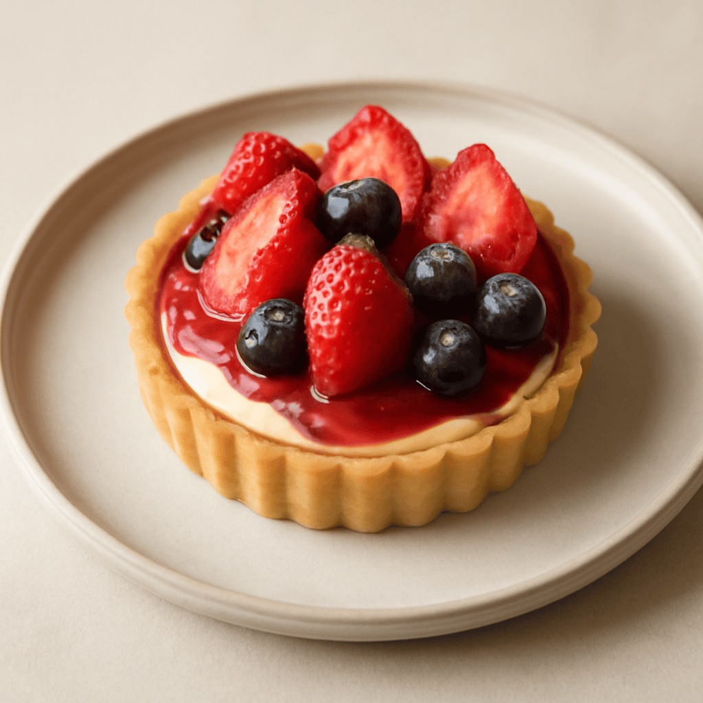 Tartelletta Fragole e Mirtilli