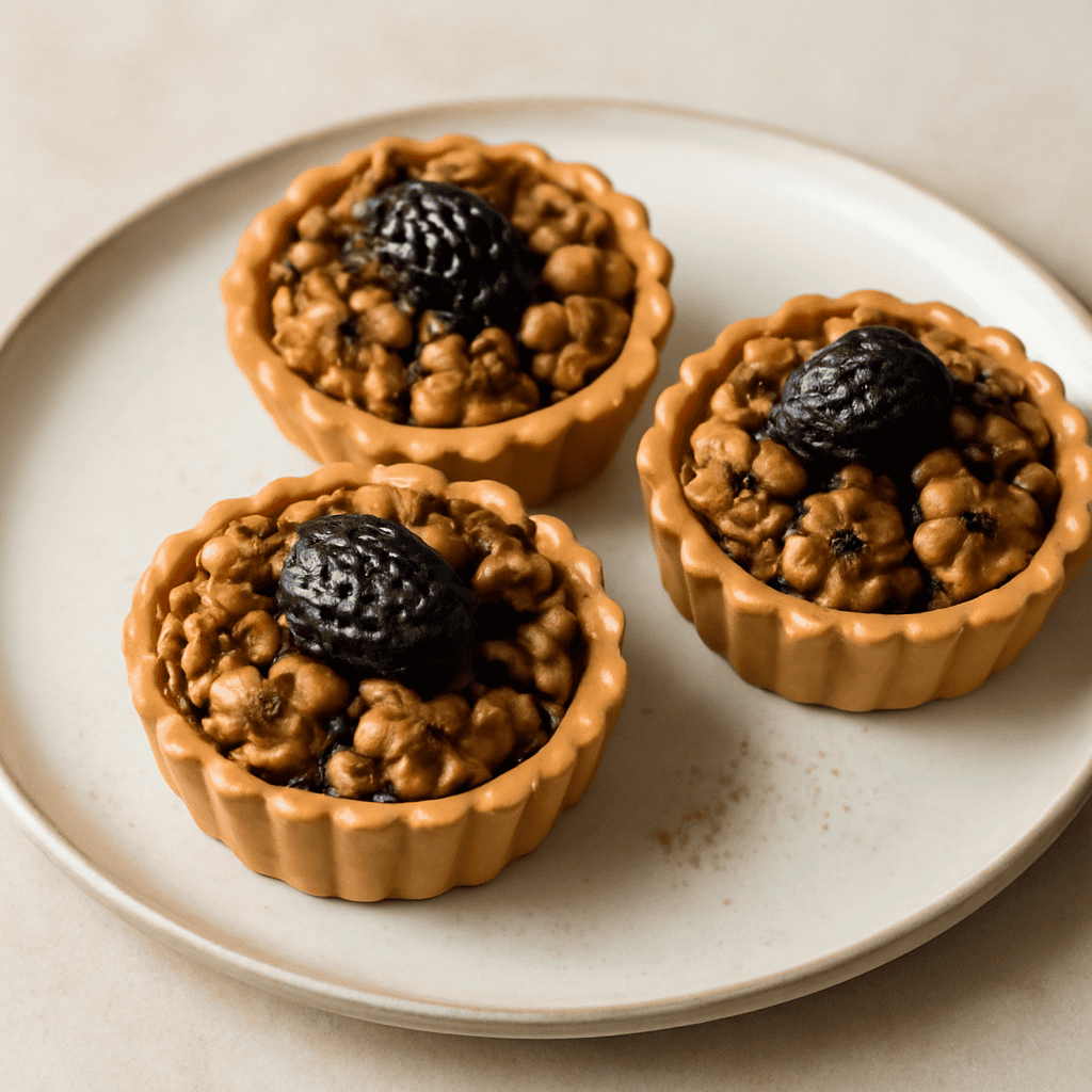 Tartellette noci e prugne