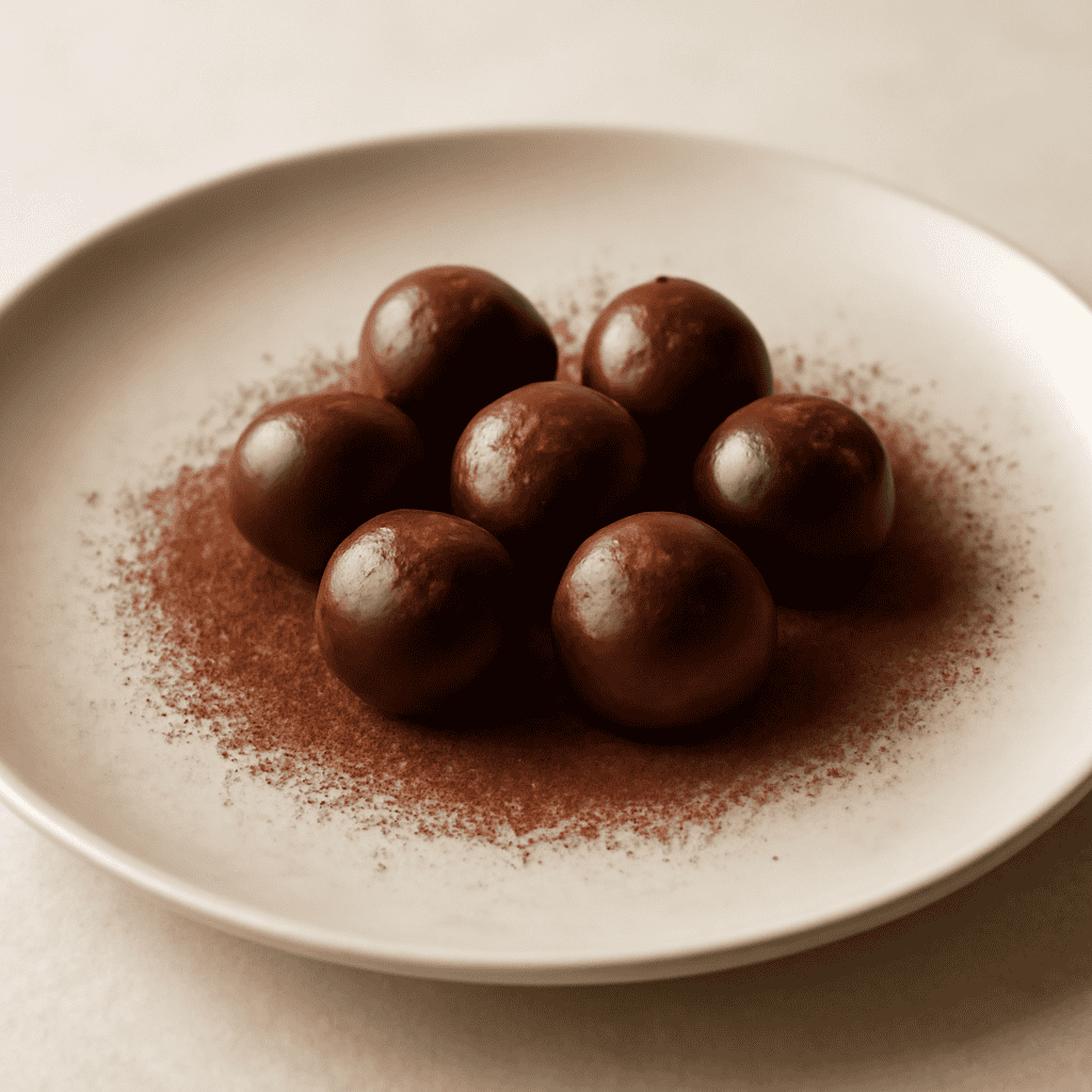 Tartufi piccanti ai due cioccolati
