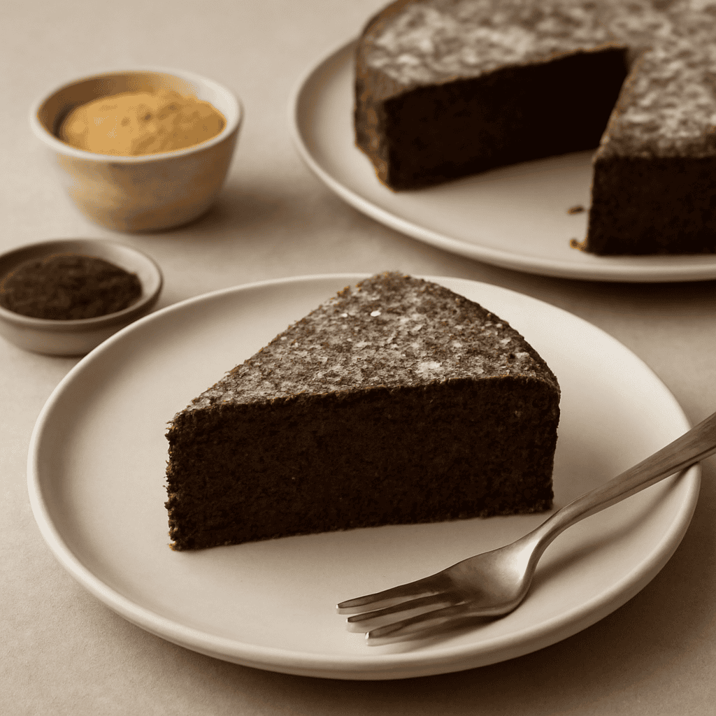 Torta alla liquirizia