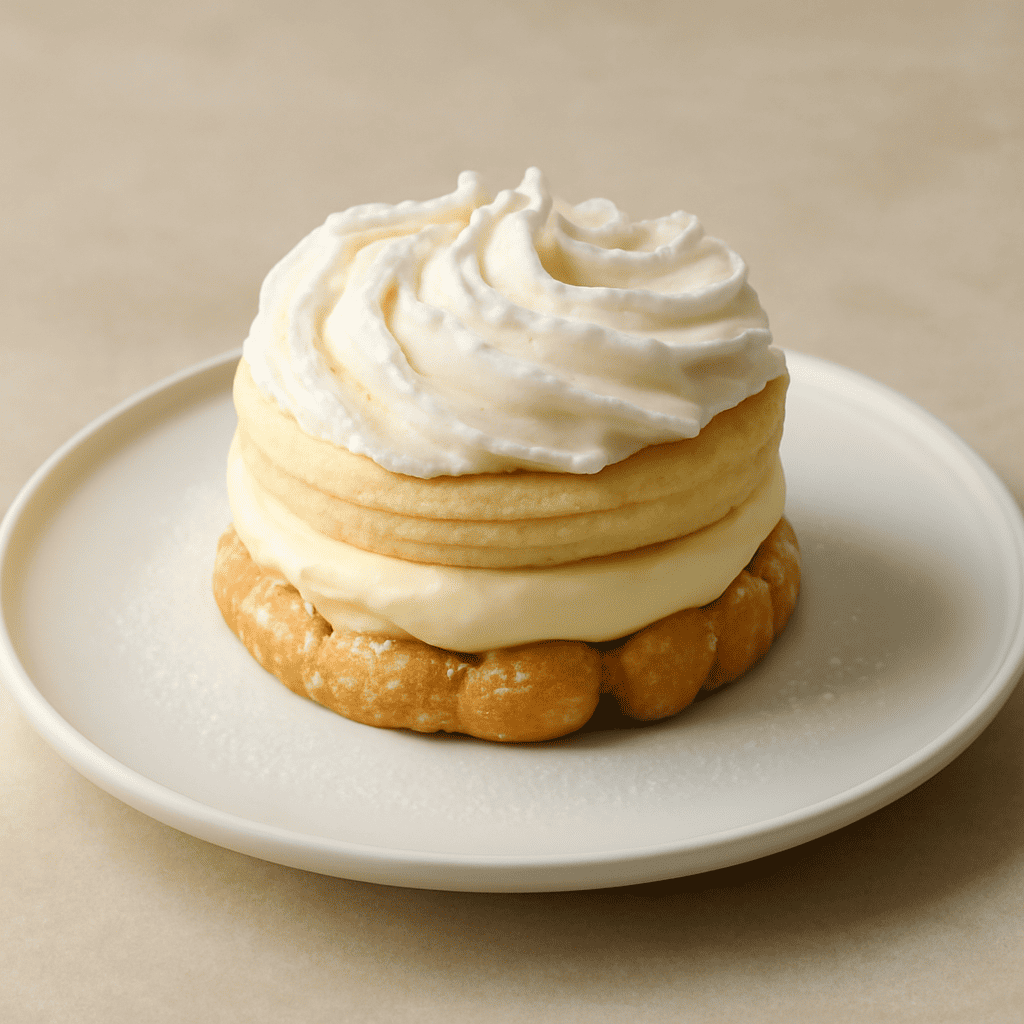 torta con crema diplomatica e bisquit savoiardo
