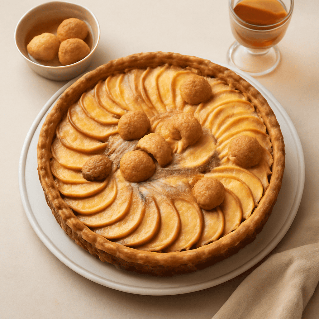 Torta Mele e Amaretti