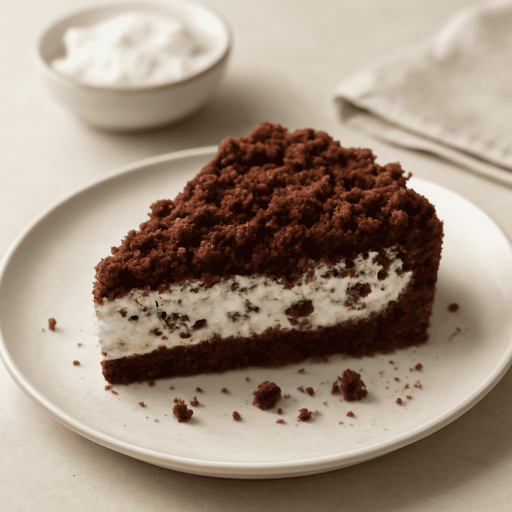 Torta sbriciolosa a l cacao e ricotta
