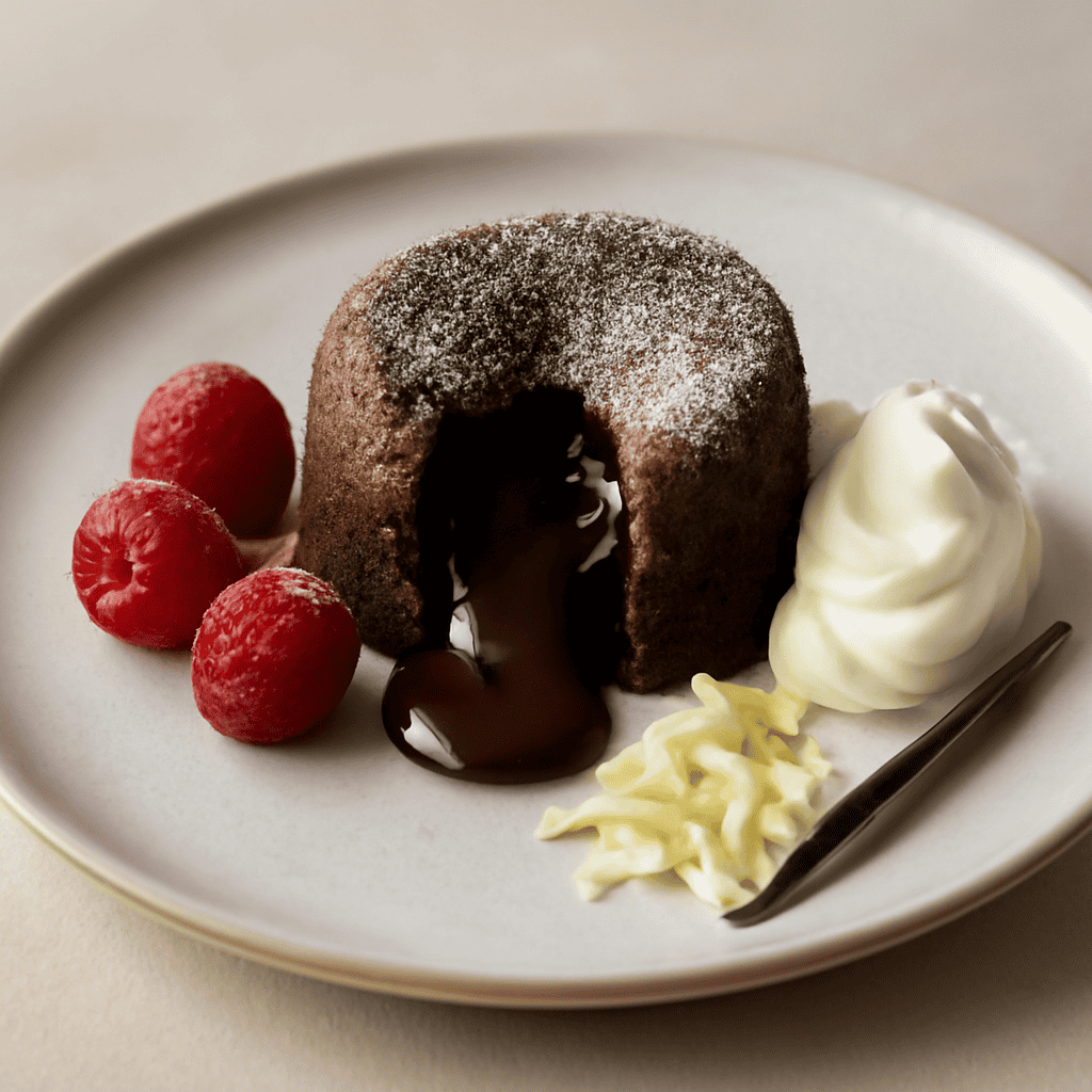 tortino al cioccolato con cuore caldo