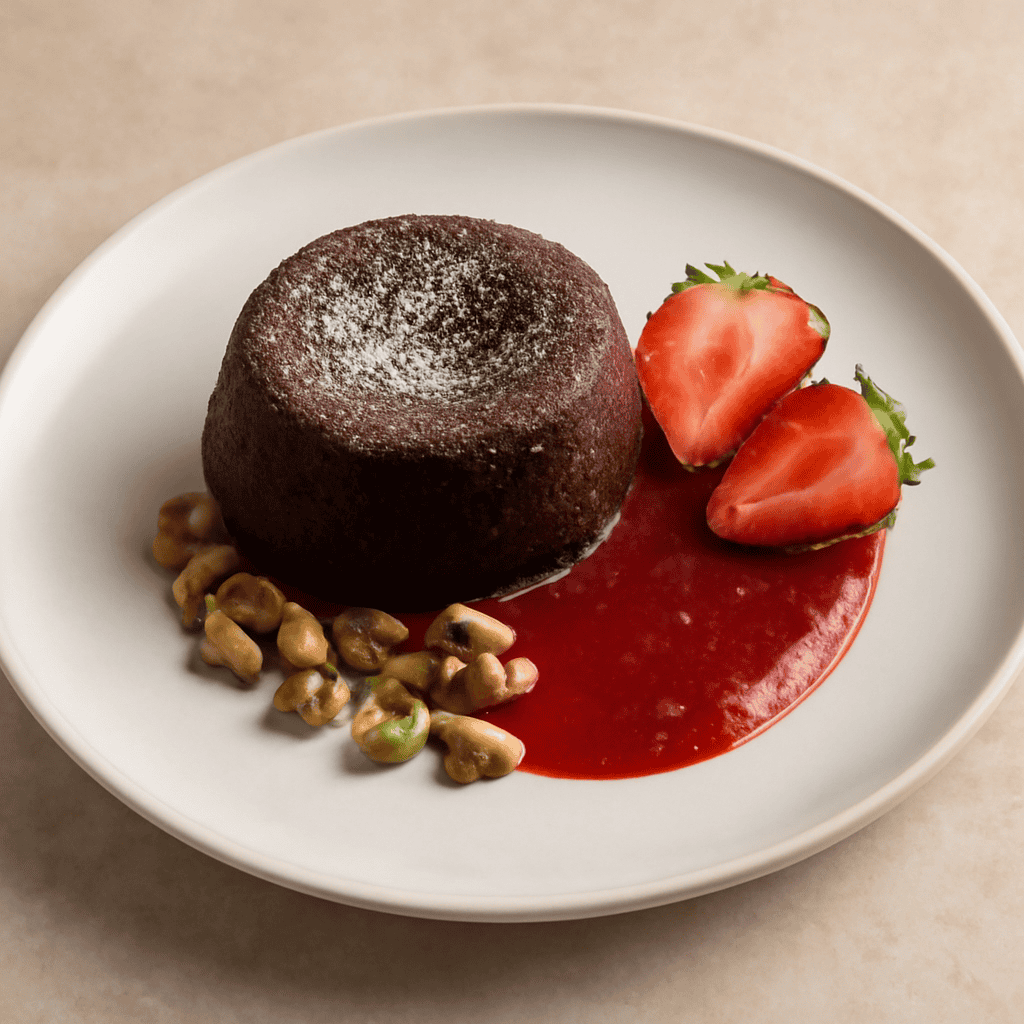 Tortino cioccolato fondente e frutta secca