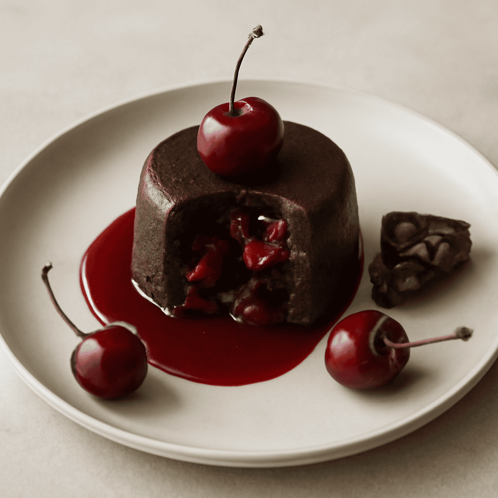 tortino di ciliege e cioccolato