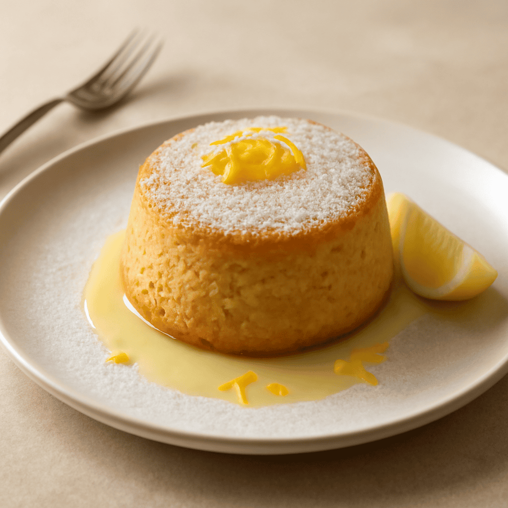 Tortino di ricotta con zenzero e limone