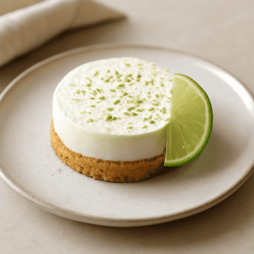 TORTINO DI RICOTTA DI BUFALA E LIME