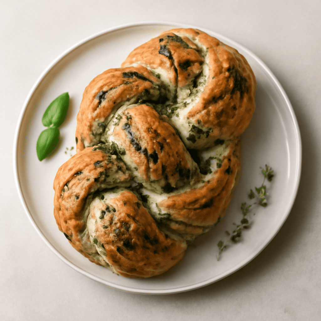 Treccia alle erbe aromatiche