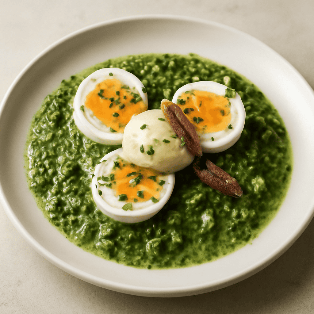 Uova In Salsa Verde e maionese